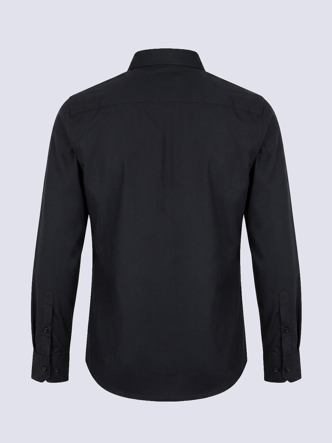 Boys Black Slim Fit Shirt