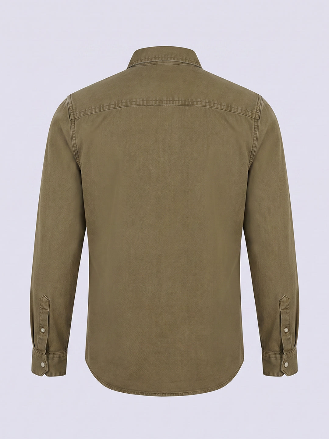 Boys Green Cotton Shirt