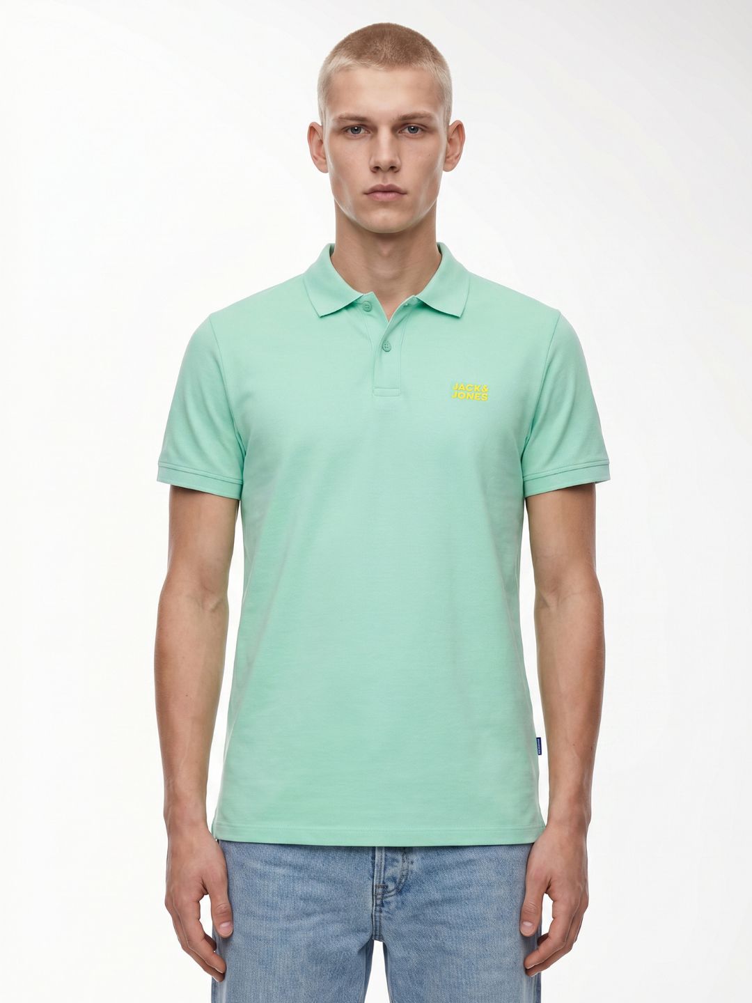 Green Cotton Polo