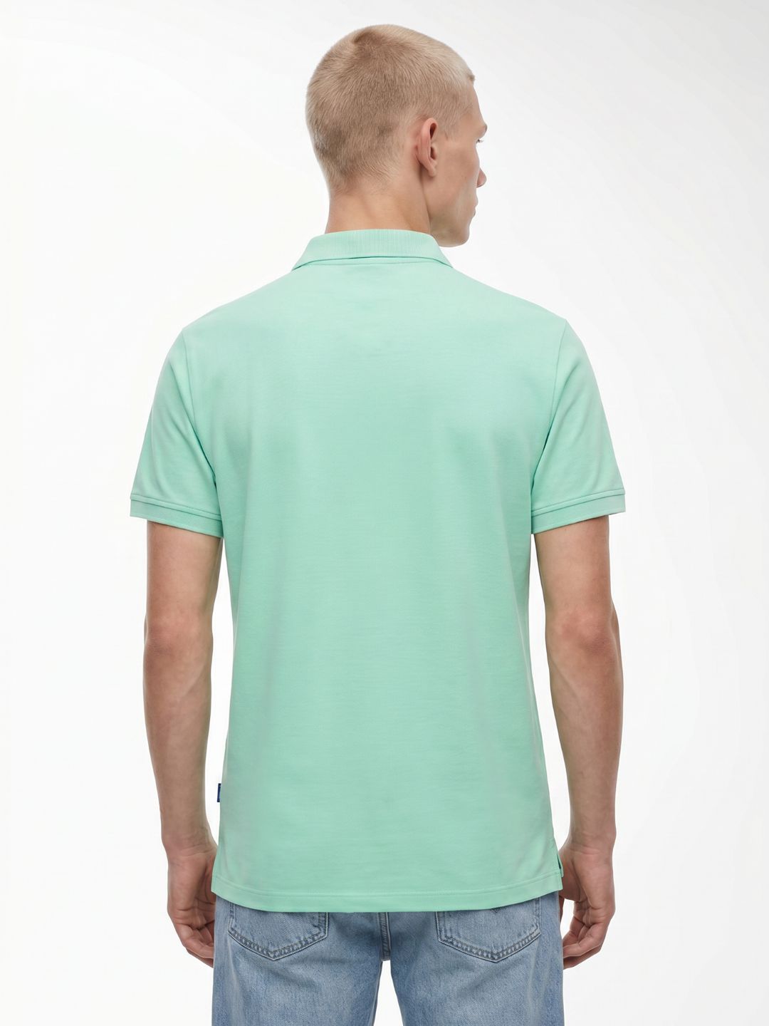 Green Cotton Polo