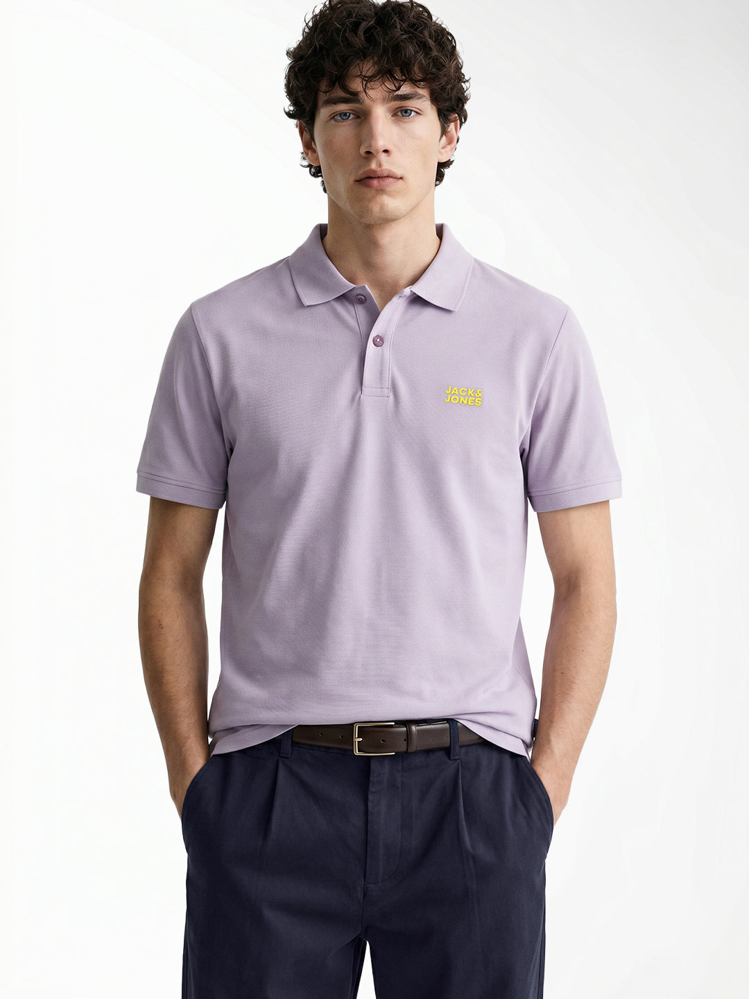 Purple Cotton Polo