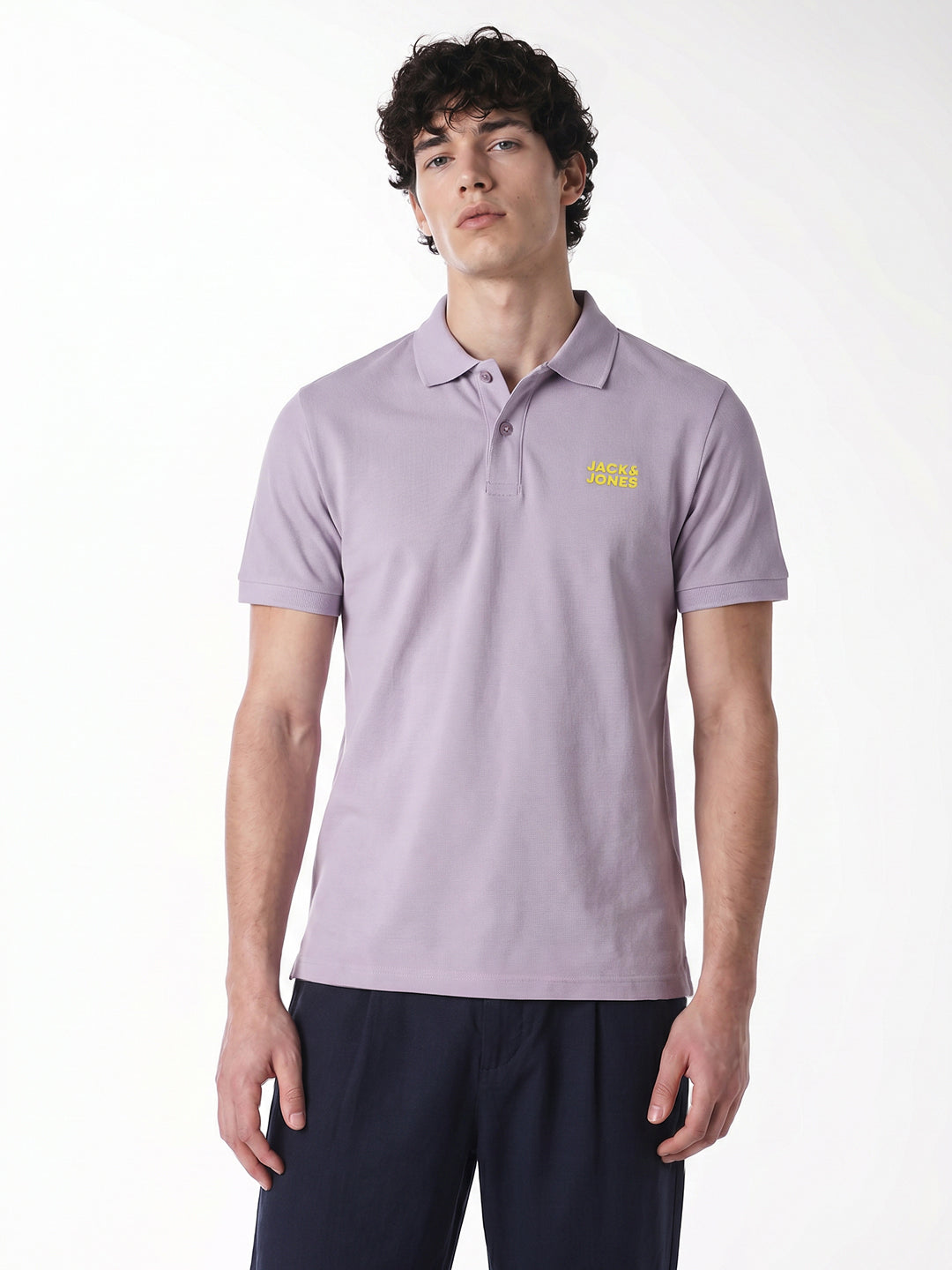 Purple Cotton Polo