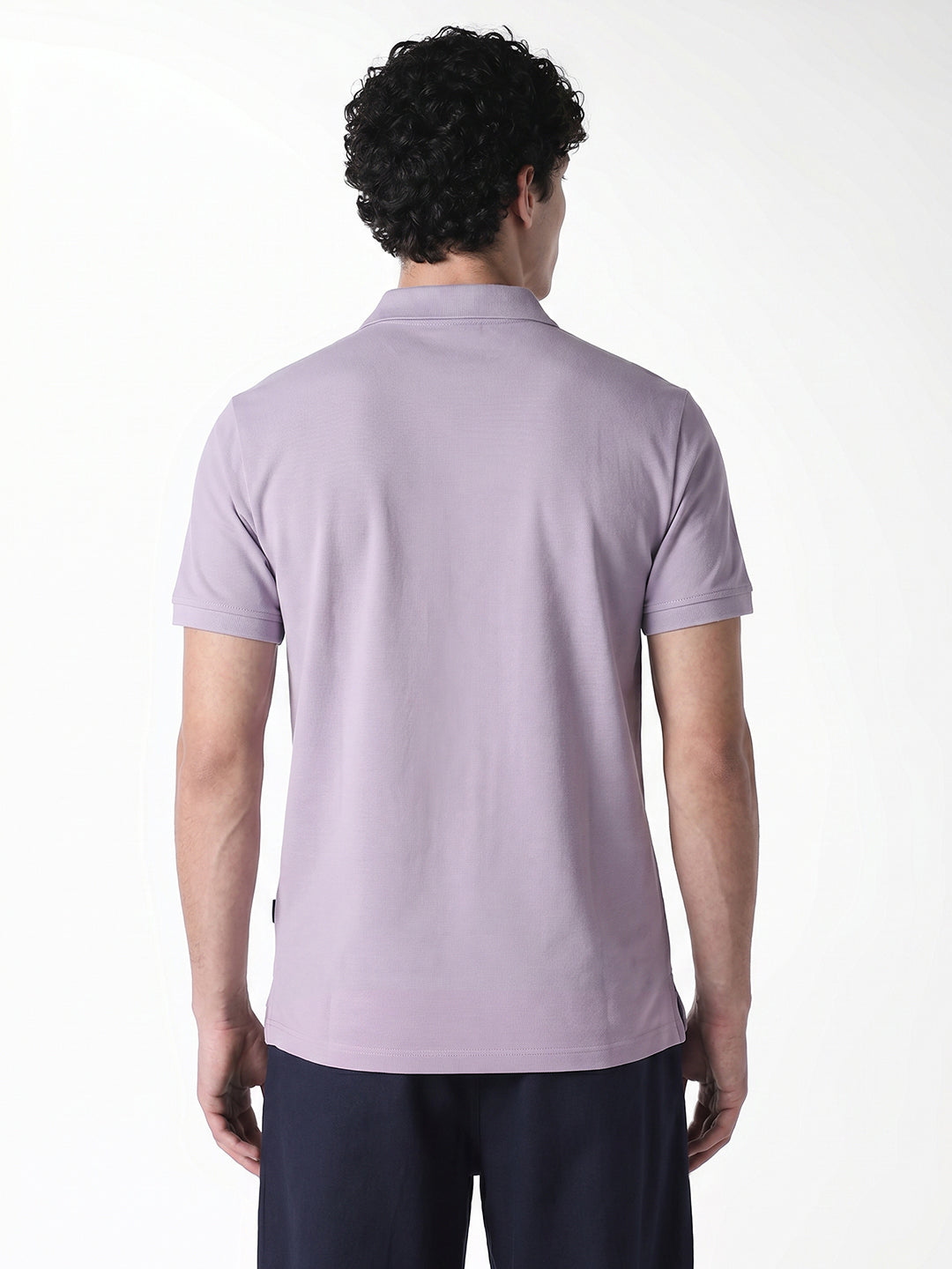 Purple Cotton Polo