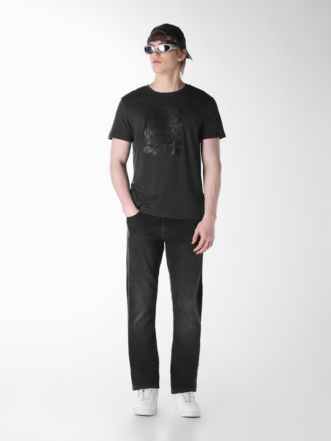 Black Clark Regular Fit Jeans