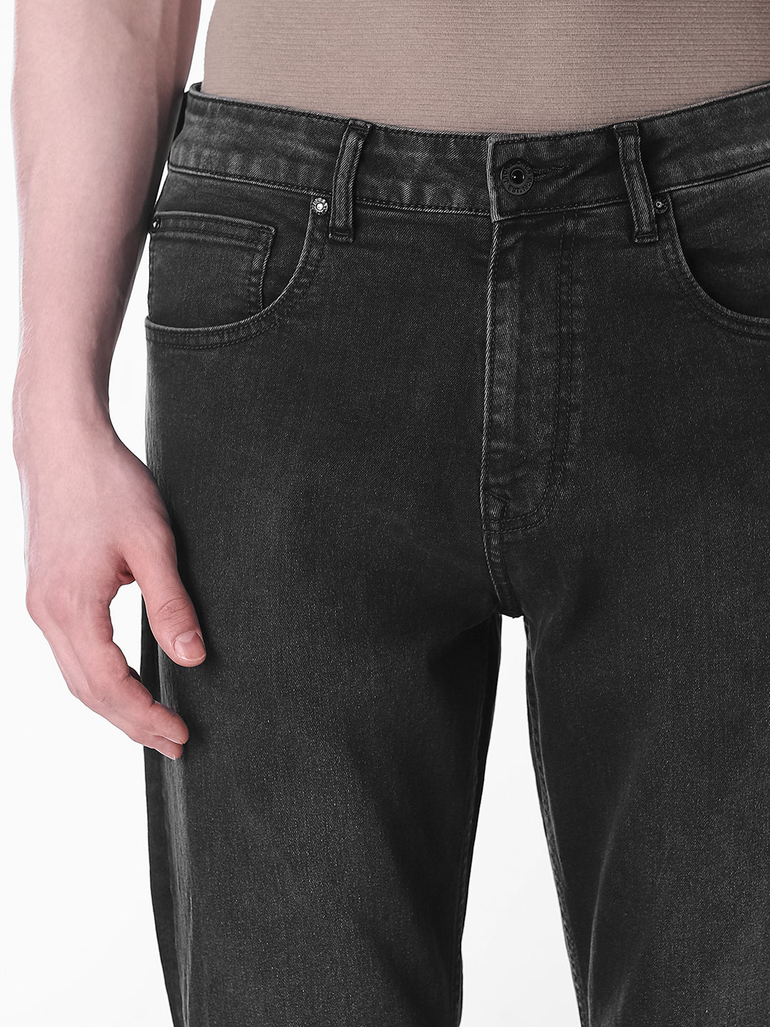 Black Cliff High Rise Bootcut Jeans