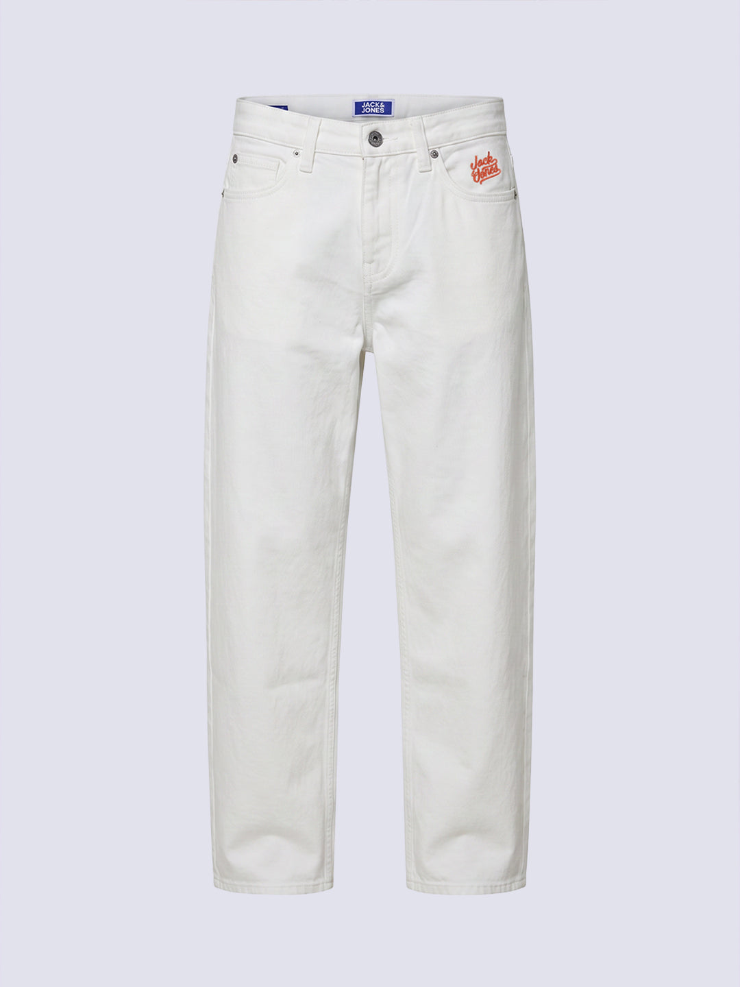 Boys White Darren Comfort Fit Jeans