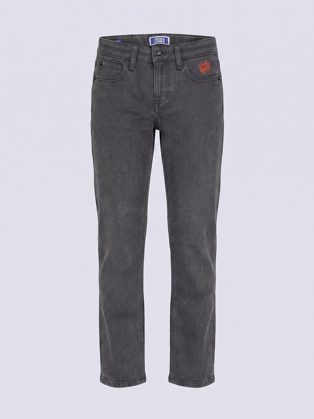 Boys Regular Fit Grey Jeans