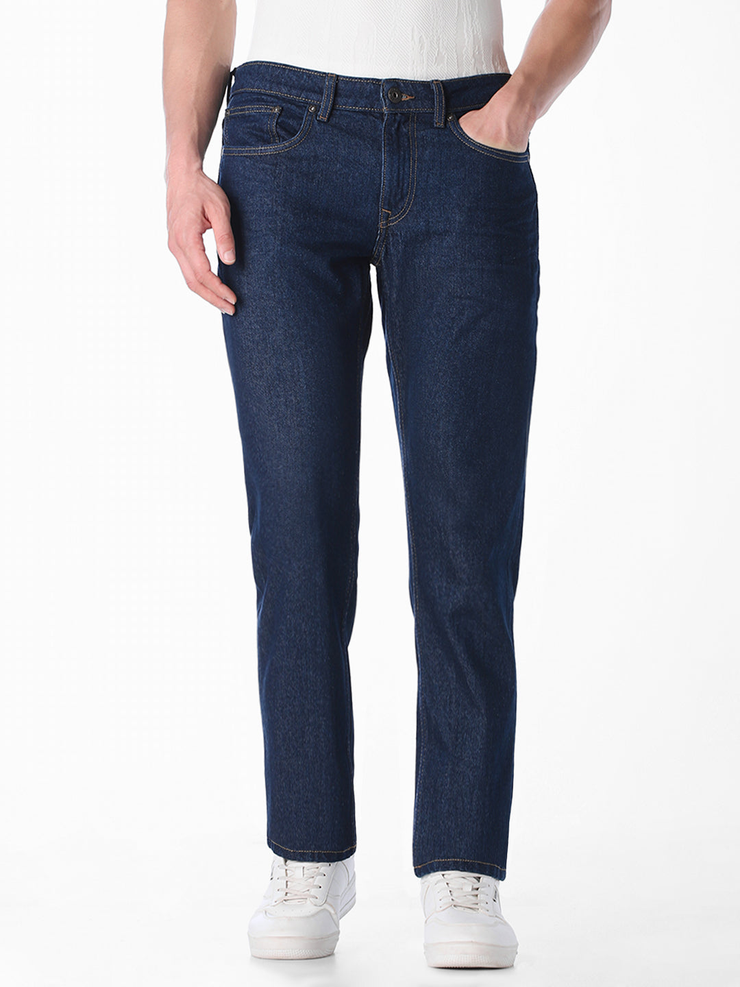 Blue clark straight Fit jeans