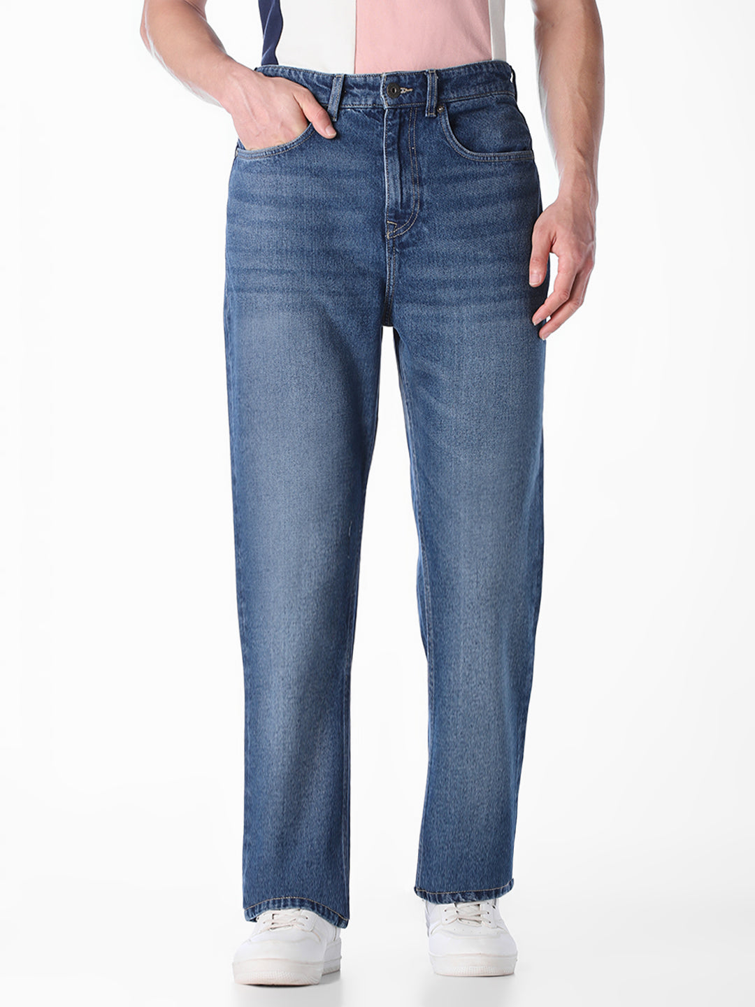 Blue cliff bootcut jeans