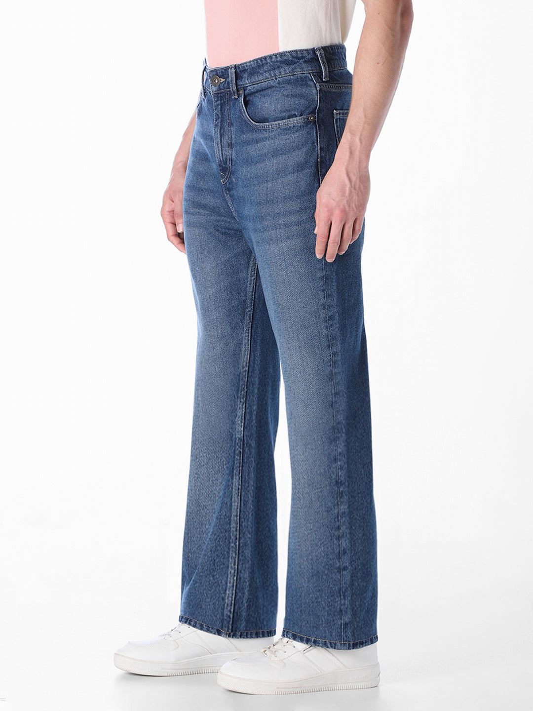 Blue cliff bootcut jeans