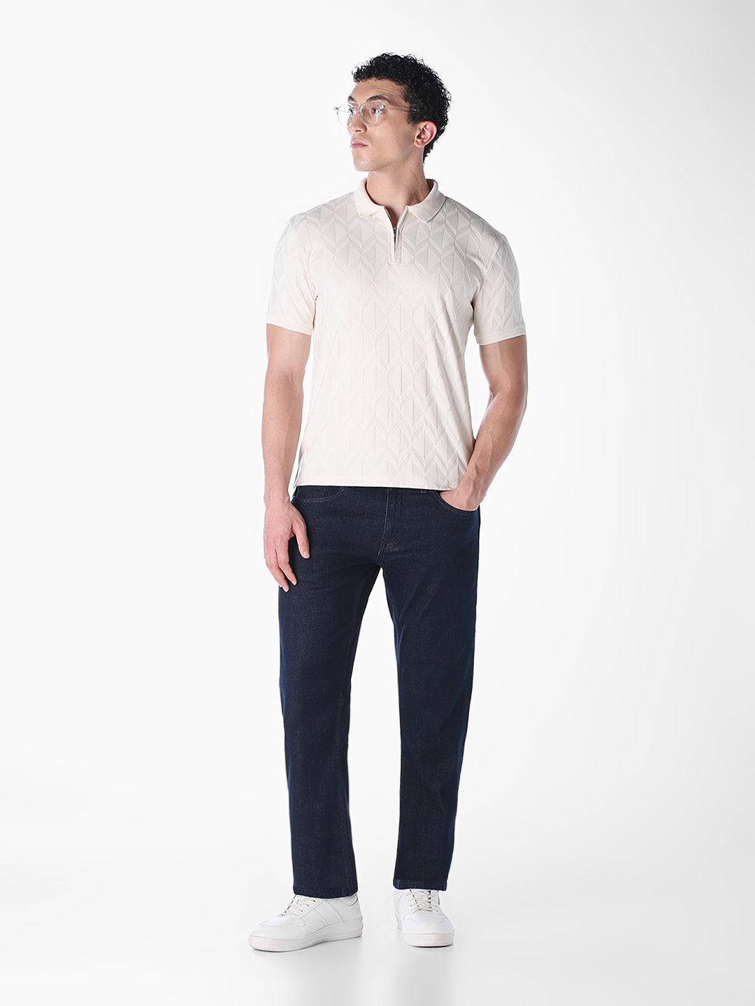 Blue clark straight Fit jeans