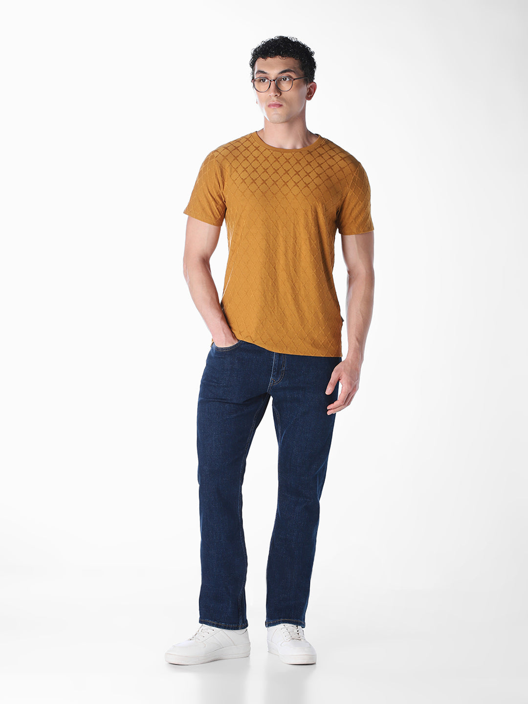 Blue clark straight Fit jeans