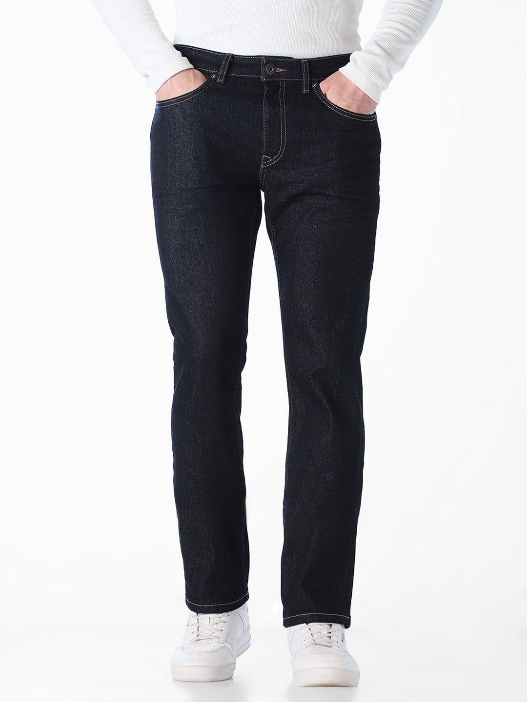 Blue clark straight Fit jeans