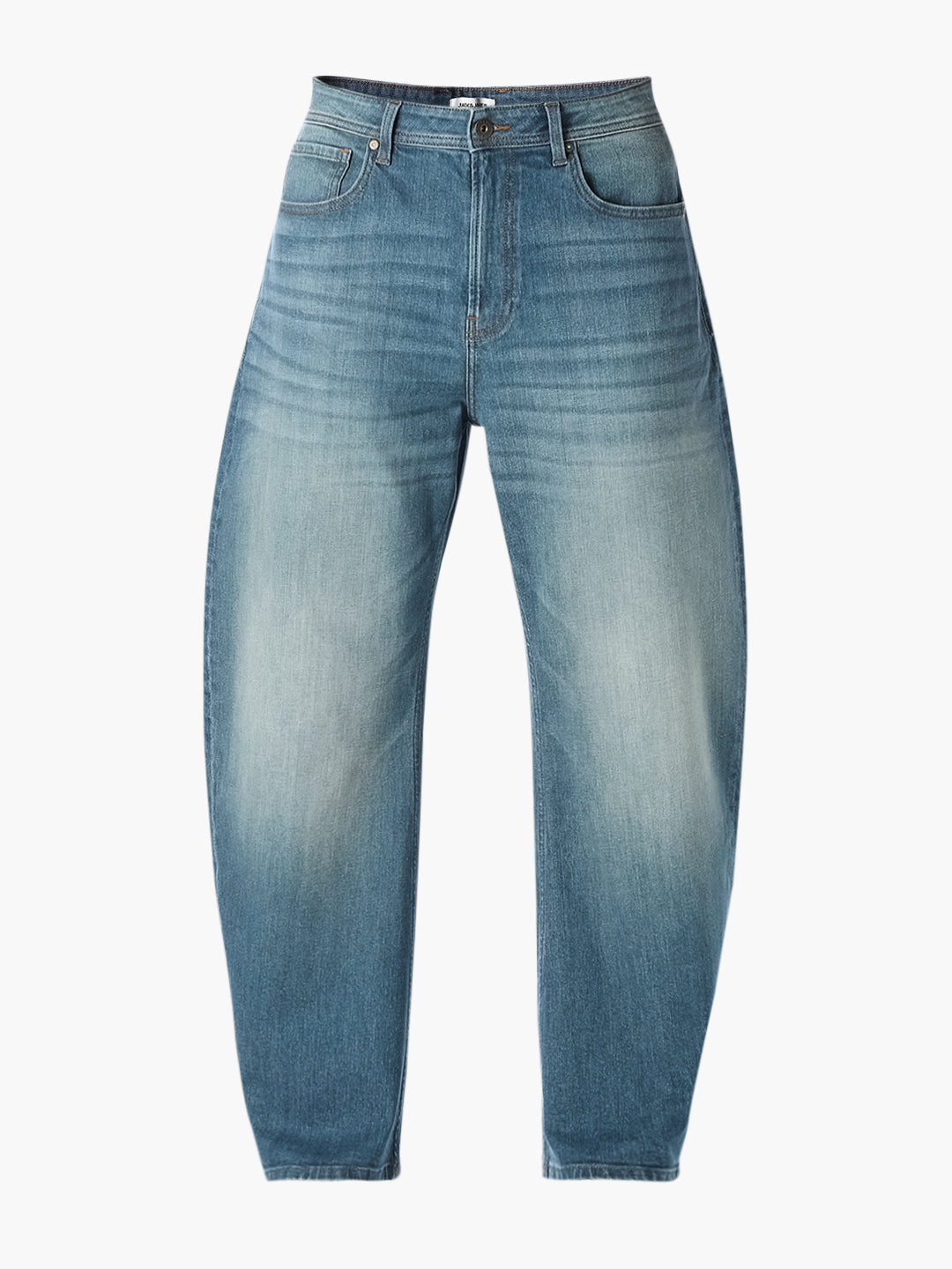 Blue Barrel Loose Fit Jeans