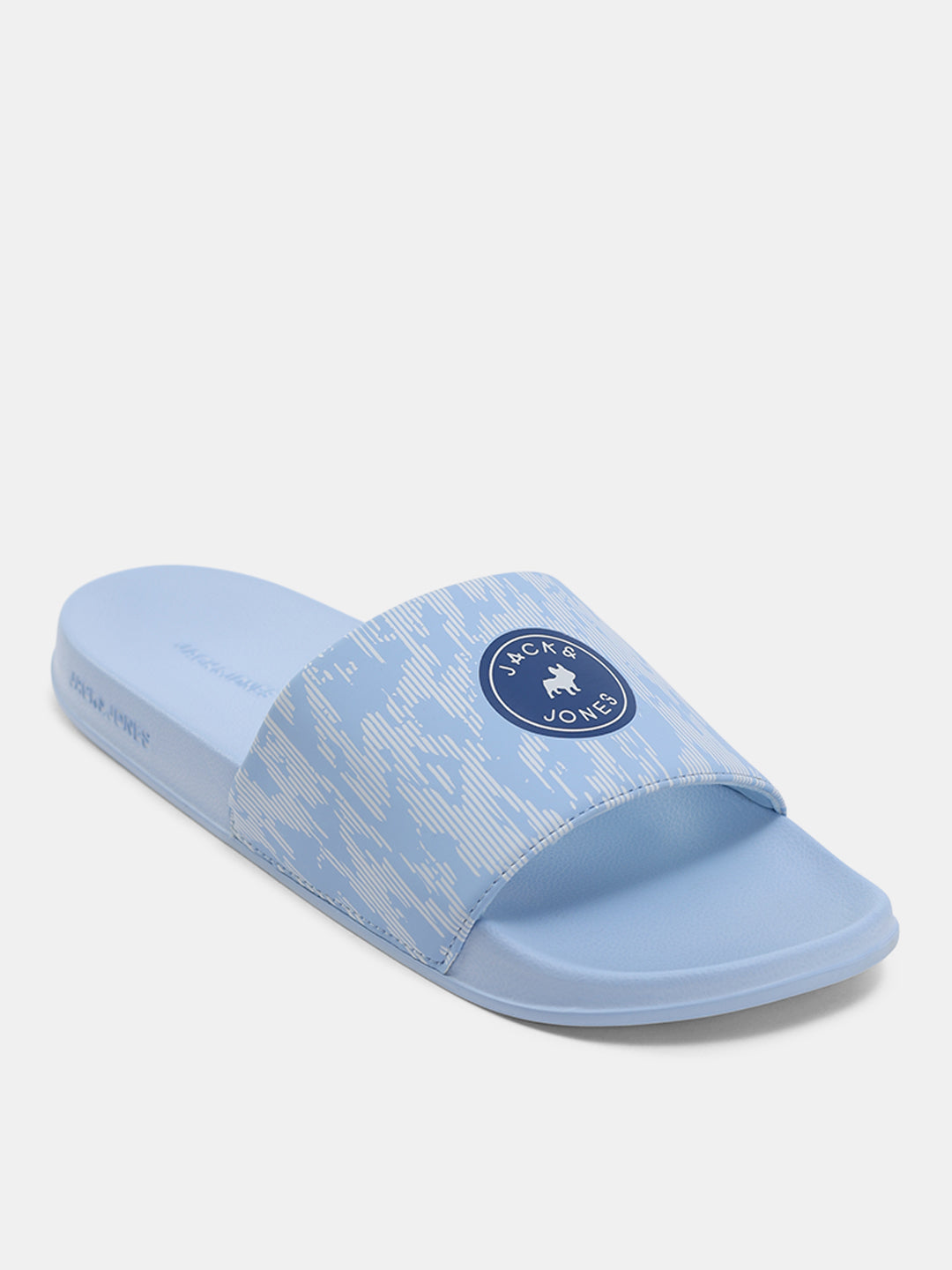 Light Blue Printed Pool Sliders