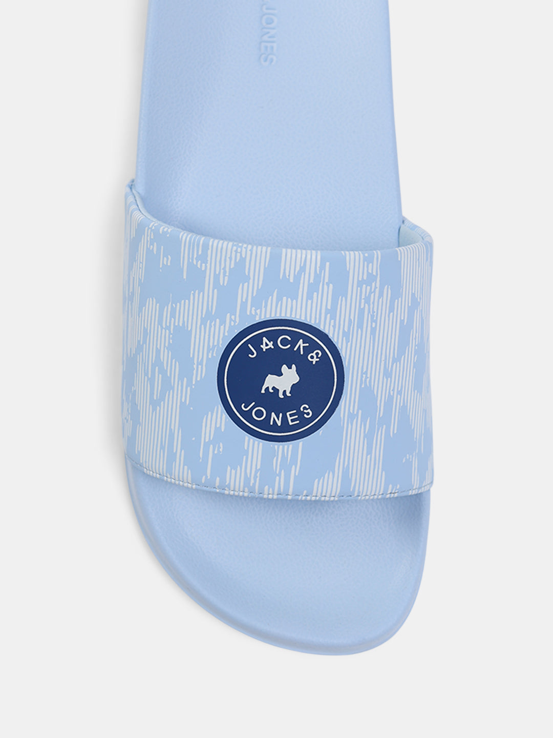 Light Blue Printed Pool Sliders