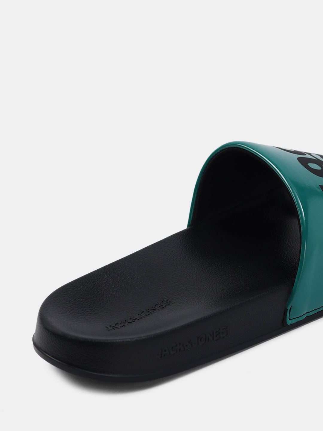 Black & Teal Printed Pool Sliders