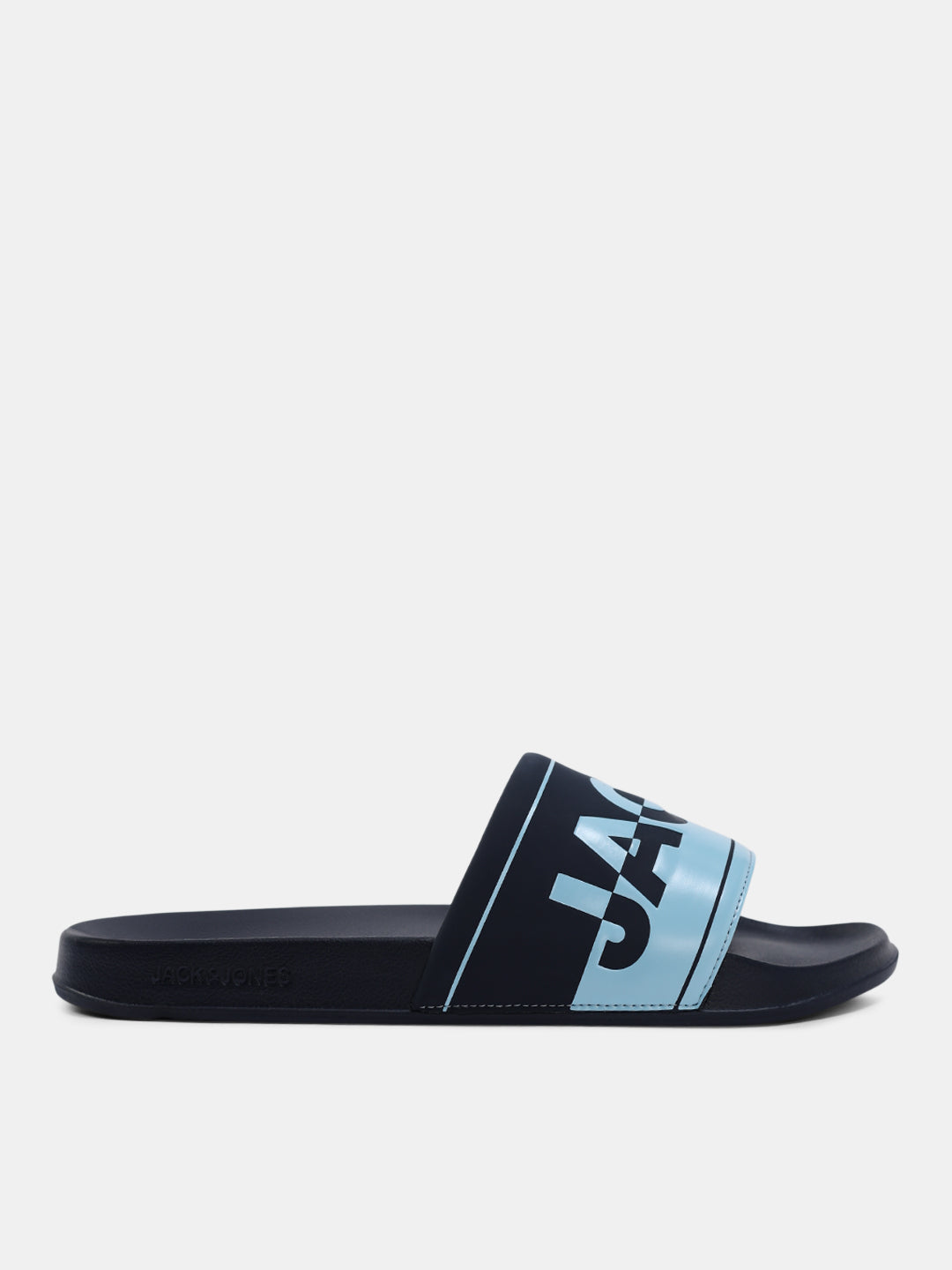 Black & Light Blue Pool Sliders