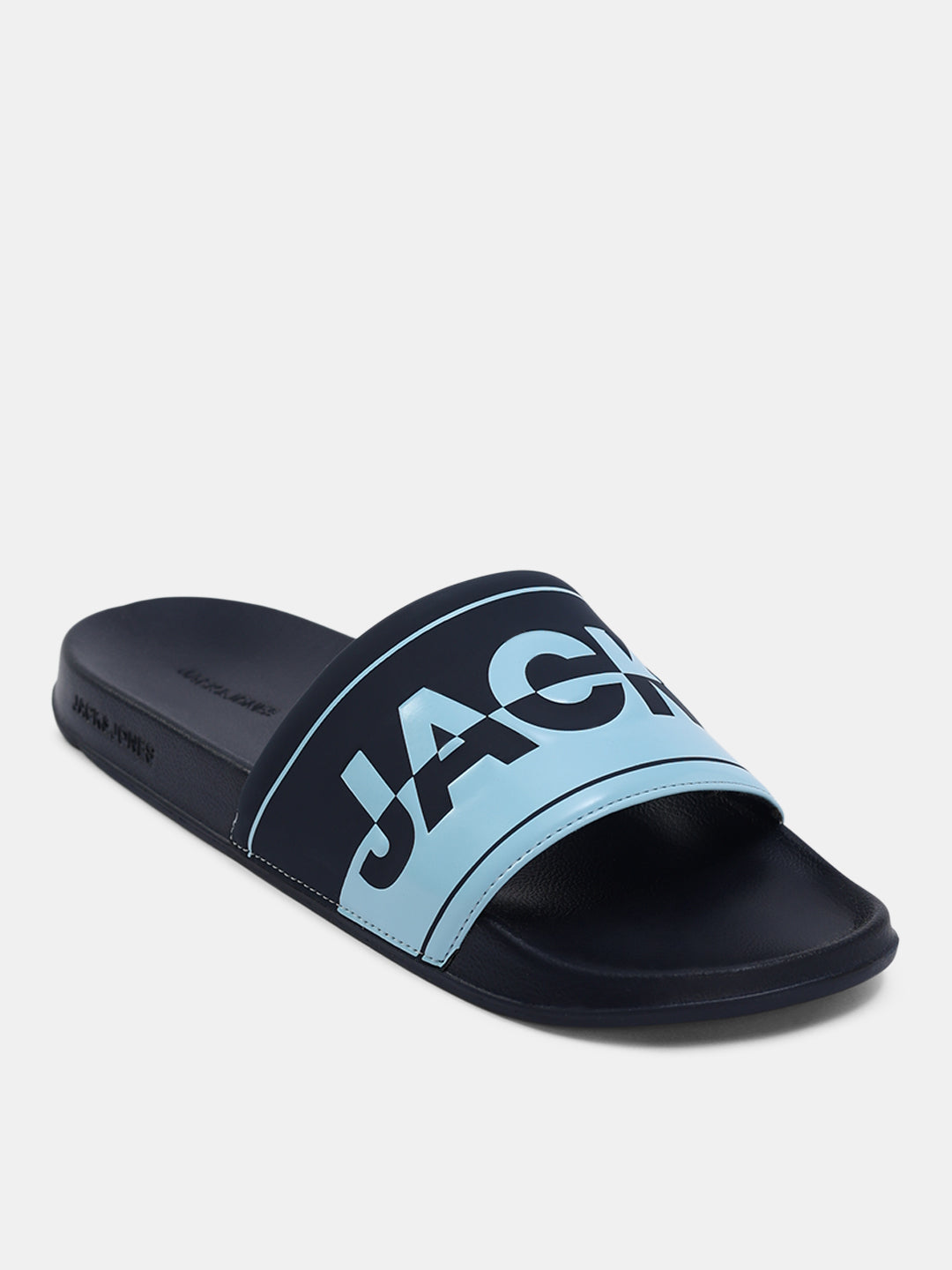 Black & Light Blue Pool Sliders