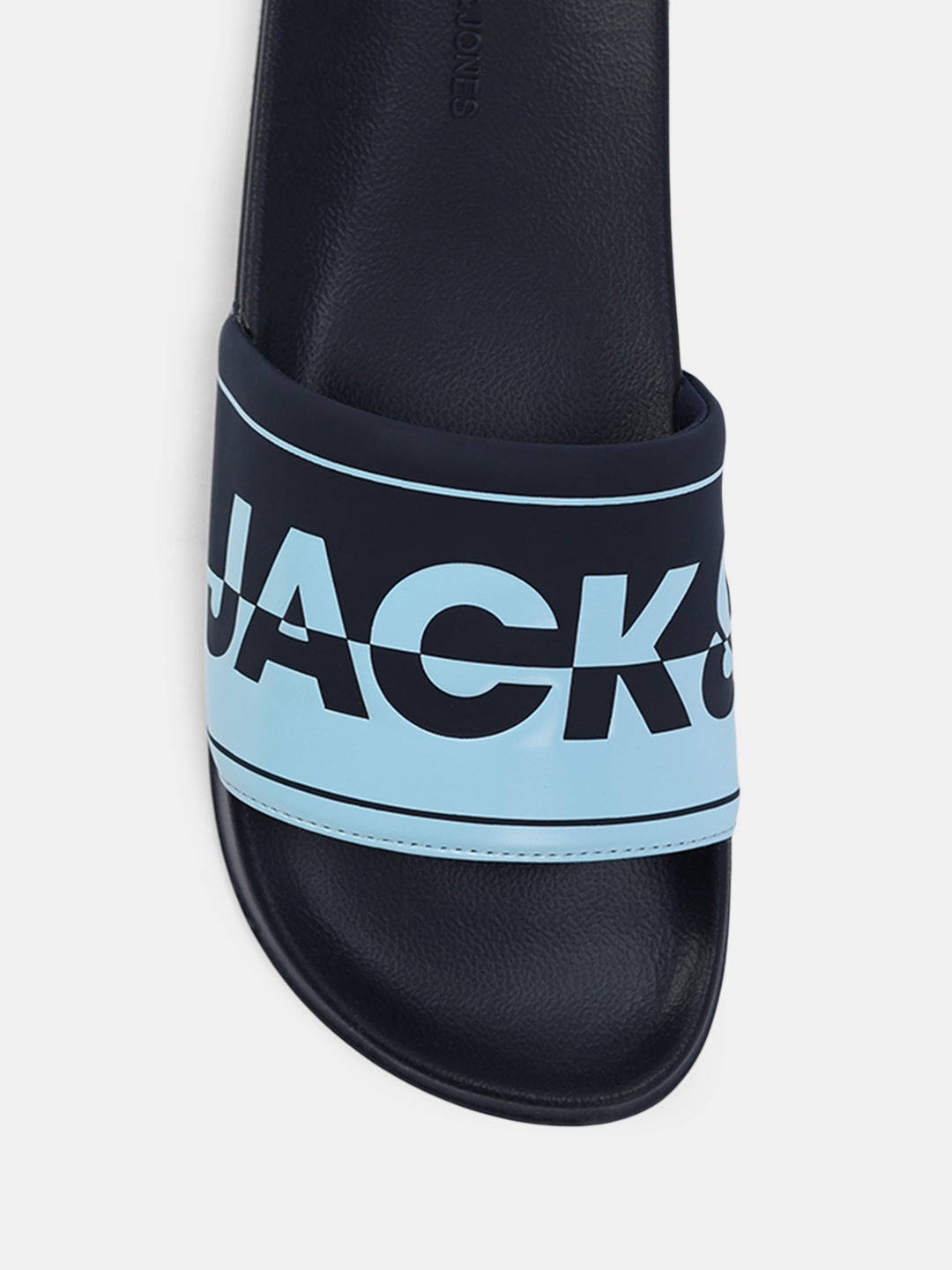 Black & Light Blue Pool Sliders