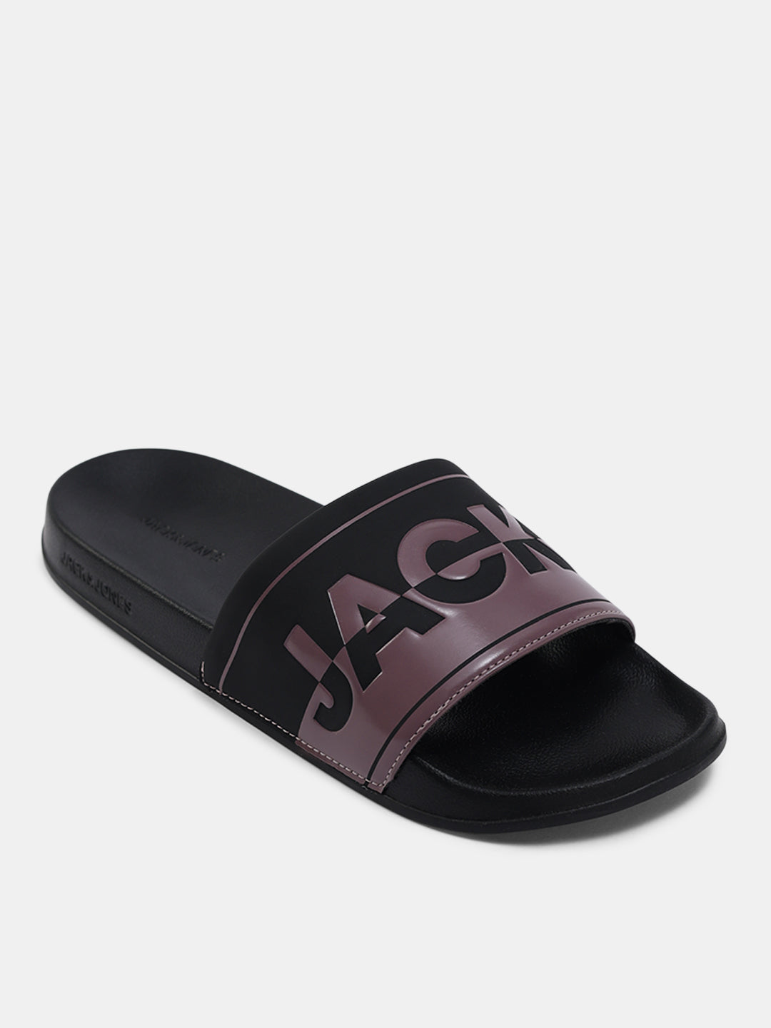 Black Printed Pool Sliders