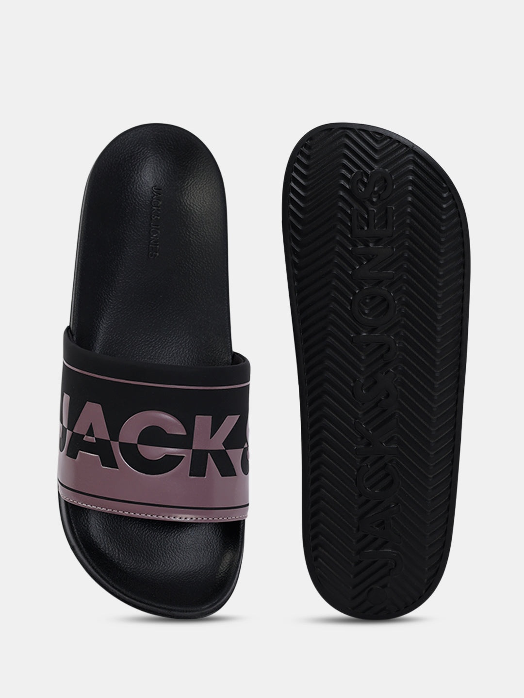 Black Printed Pool Sliders