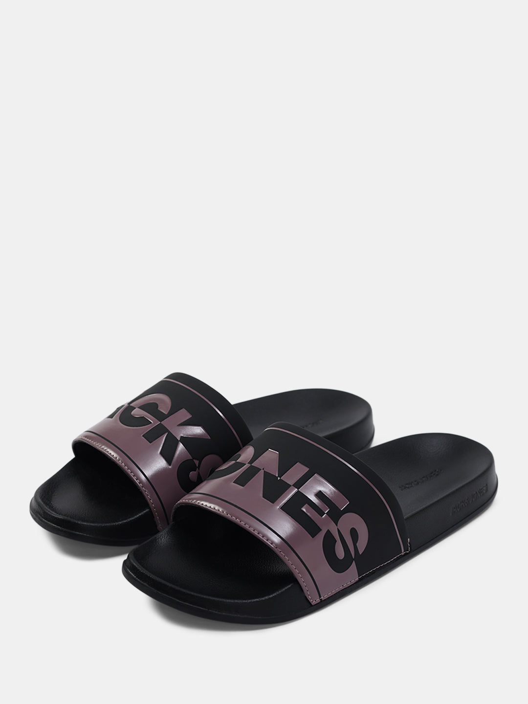 Black Printed Pool Sliders