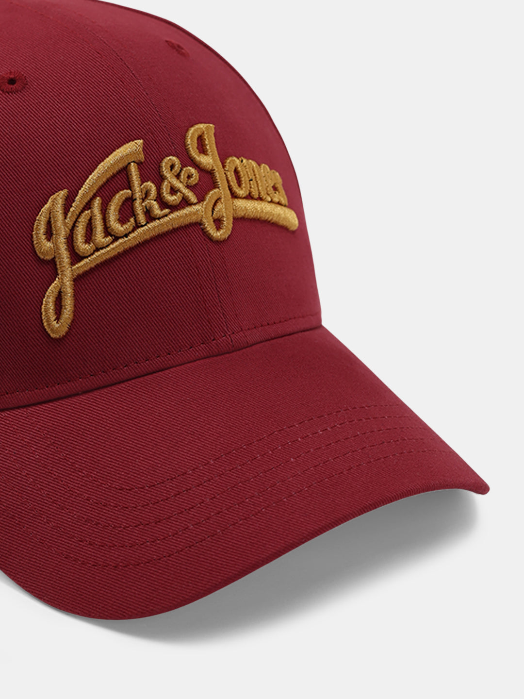 Red Printed Baseball Cap