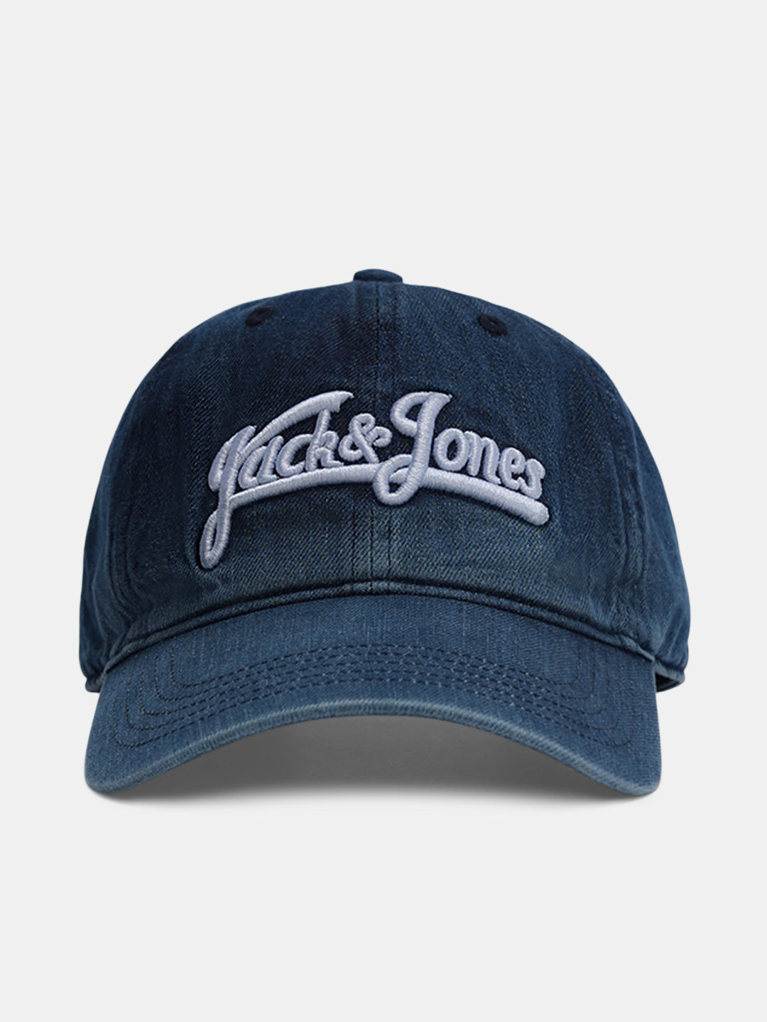 Blue Denim Printed Baseball Cap