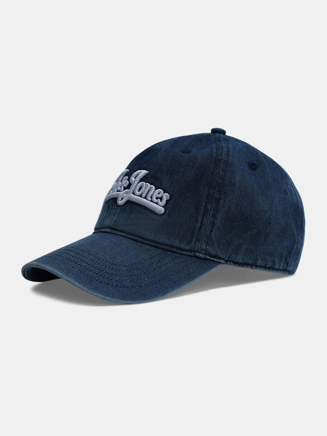 Blue Denim Printed Baseball Cap