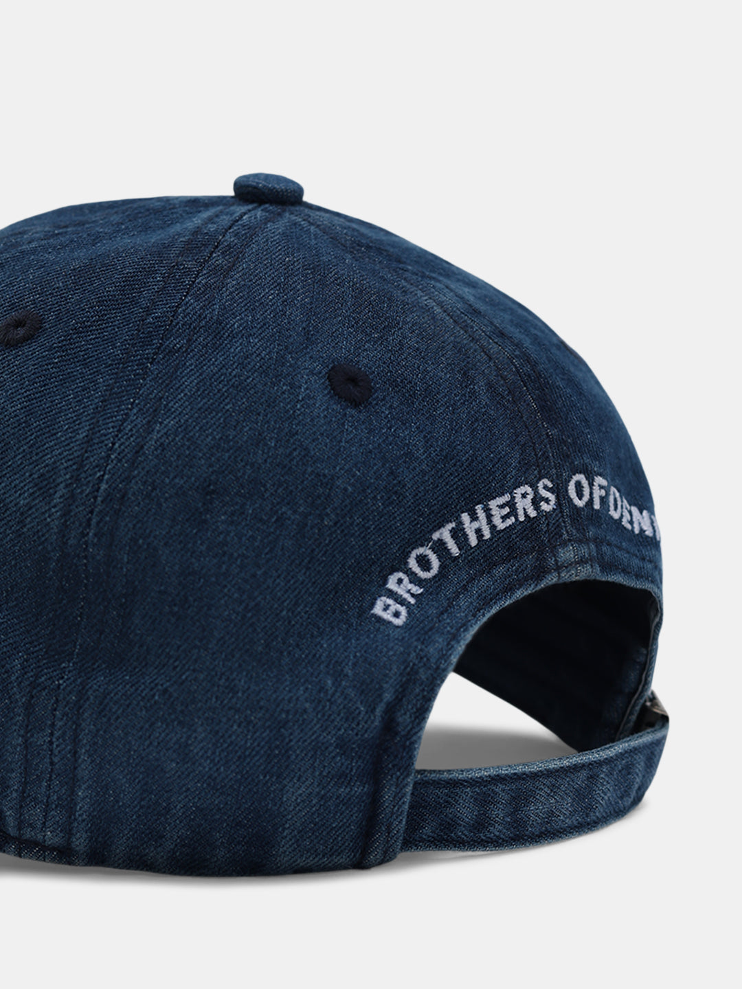Blue Denim Printed Baseball Cap