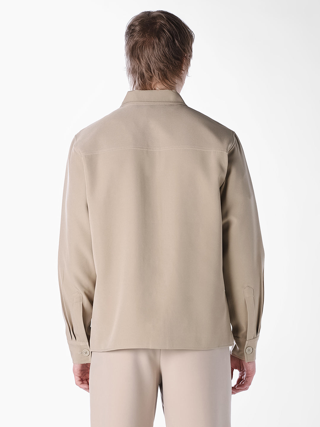 Solid Regular Fit Shacket